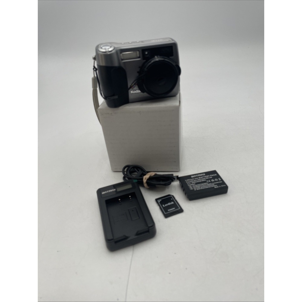 Kodak EasyShare DX7440 4.0MP Digital Camera 4X Zoom+New Battery+Charger+SD Card